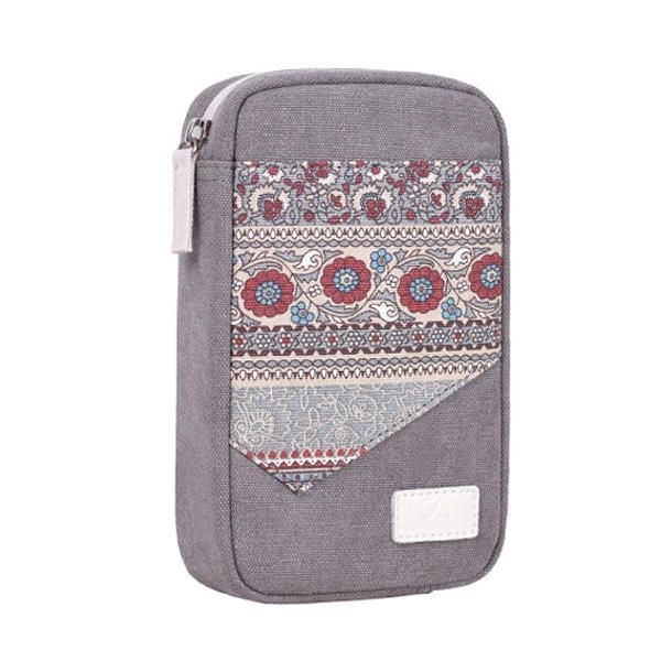 Dam Canvas Data Line Storage Bag National Style Personality Clutch Bags