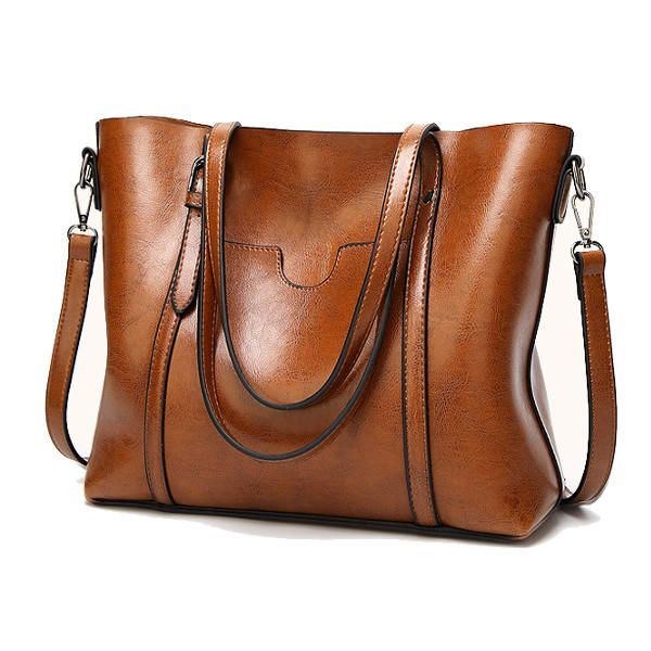 Handväskor För Kvinnor Vintage Axelväska Med Främre Fickor Crossbody-väskor Med Stor Kapacitet