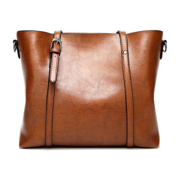 Handväskor För Kvinnor Vintage Axelväska Med Främre Fickor Crossbody-väskor Med Stor Kapacitet