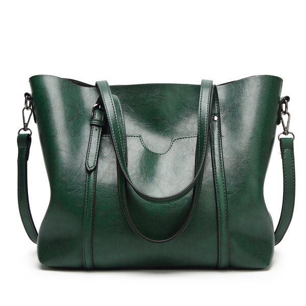 Handväskor För Kvinnor Vintage Axelväska Med Främre Fickor Crossbody-väskor Med Stor Kapacitet