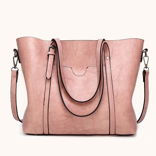 Handväskor För Kvinnor Vintage Axelväska Med Främre Fickor Crossbody-väskor Med Stor Kapacitet