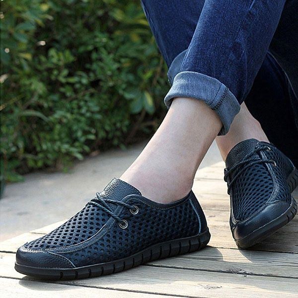 Herr Andas Mesh Casual Spets Oxford