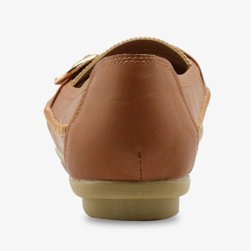 Dam Ihåligt Spänne Slip On Soft Andas Casual Flats