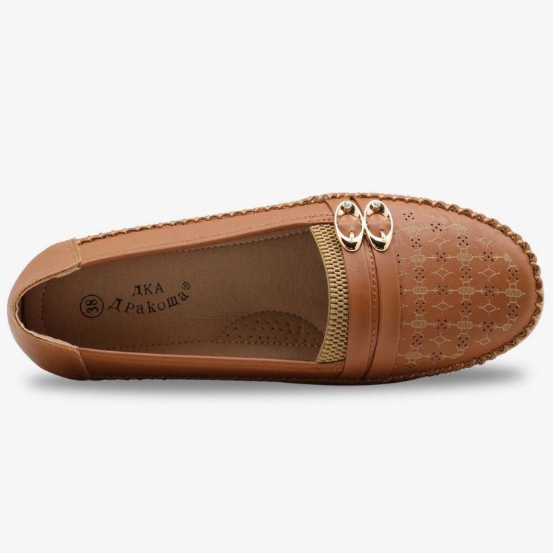 Dam Ihåligt Spänne Slip On Soft Andas Casual Flats